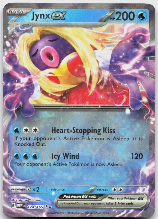 Jynx ex Holo Double Rare SV: Scarlet & Violet 151 124/165 NM