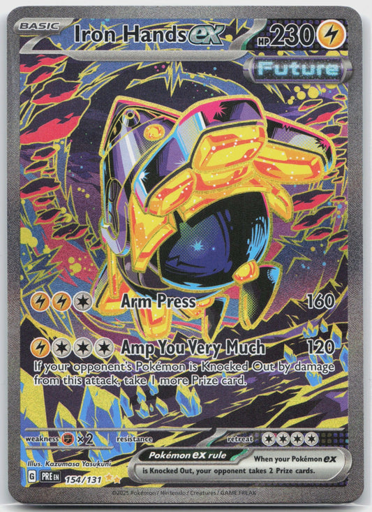 Iron Hands ex Holo Special Illustration Rare SV: Prismatic Evolutions 154/131 NM