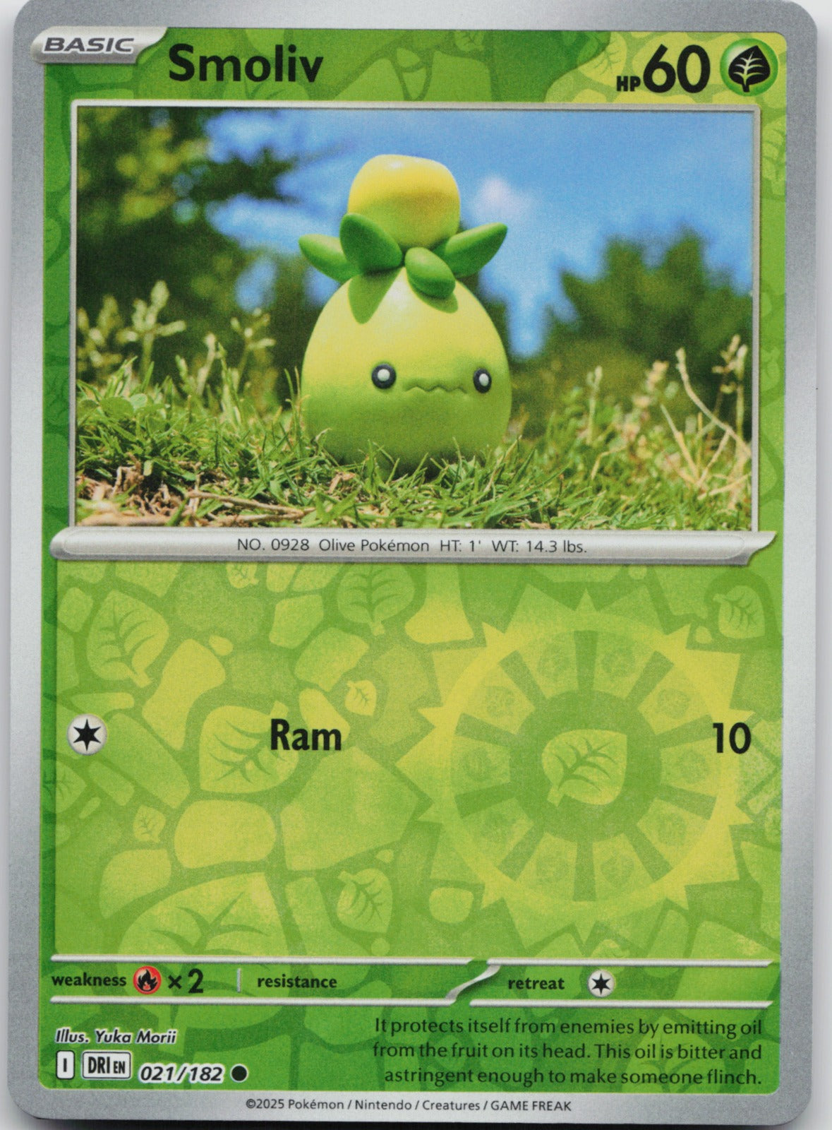 Smoliv Reverse Holo Common SV10: Destined Rivals 021/182 NM