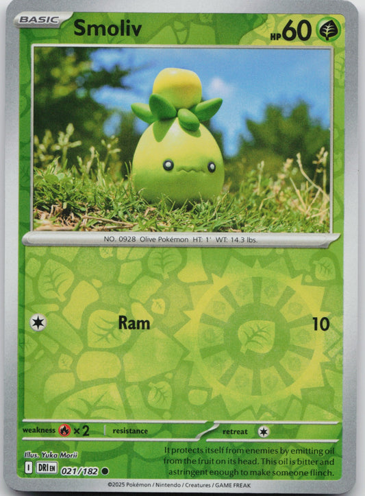 Smoliv Reverse Holo Common SV10: Destined Rivals 021/182 NM