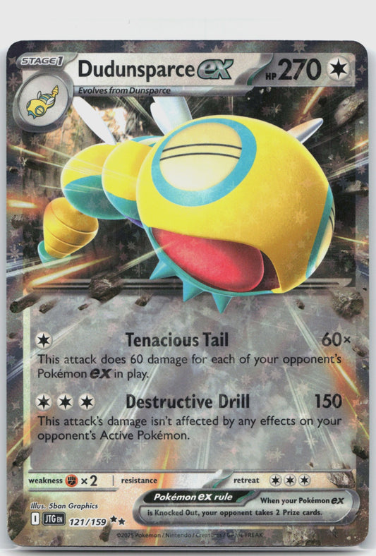 Dudunsparce ex Holo Double Rare SV09: Journey Together 121/159 NM