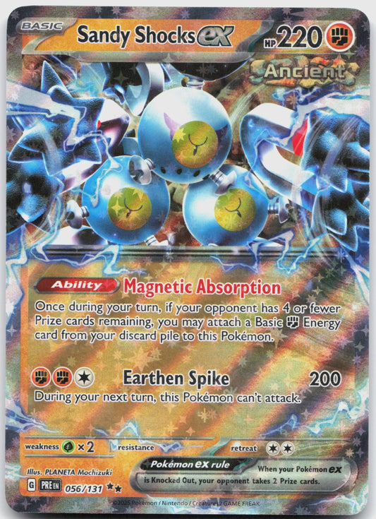 Sandy Shocks ex Holo Double Rare SV: Prismatic Evolutions 056/131 NM