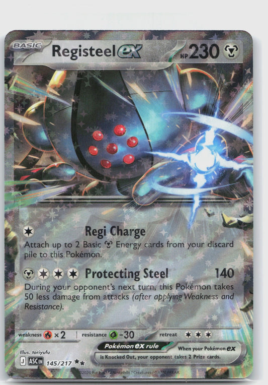 Registeel ex Holo Double Rare ME: Ascended Heroes 145/217 NM