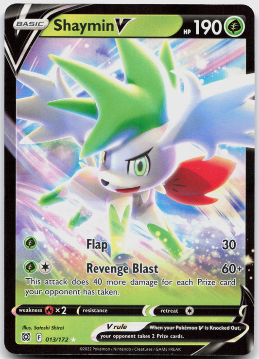 Shaymin V Holo Ultra Rare SWSH09: Brilliant Stars 013/172 NM