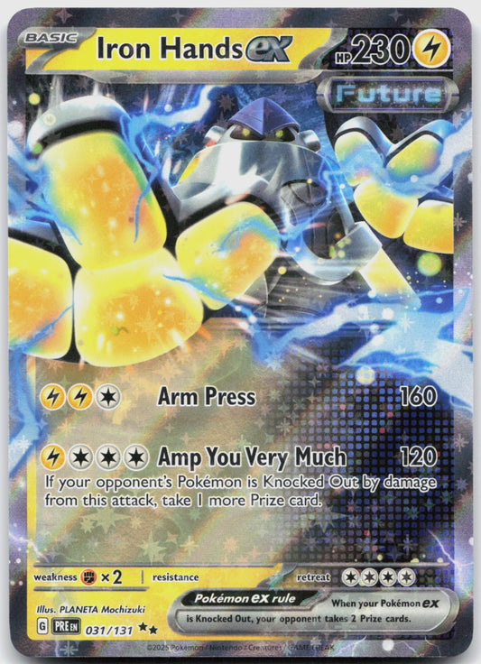 Iron Hands ex Holo Double Rare SV: Prismatic Evolutions 031/131 NM