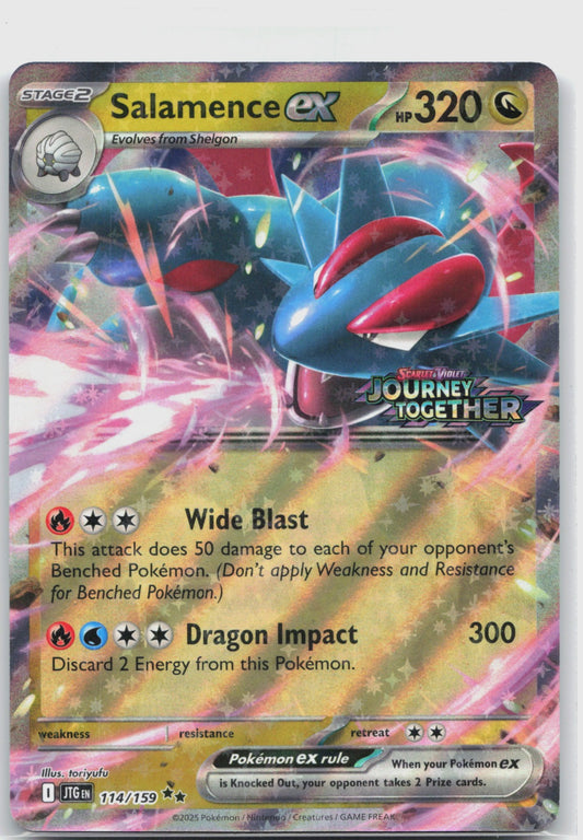 Salamence ex (Journey Together Stamped) Holo Double Rare Miscellaneous Cards & Products 114/159 NM