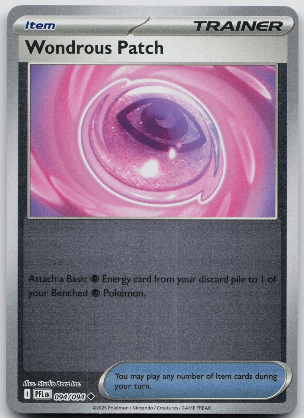 Wondrous Patch Reverse Holo Uncommon ME02: Phantasmal Flames 094/094 NM