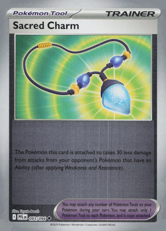 Sacred Charm Reverse Holo Uncommon ME02: Phantasmal Flames 093/094 NM