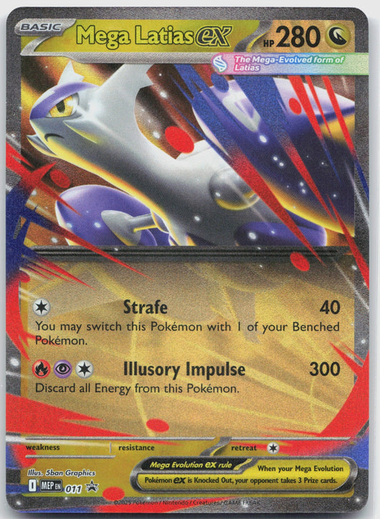 Mega Latias ex Holo Promo ME: Mega Evolution Promo 011 NM