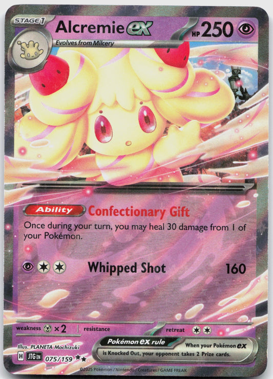 Alcremie ex Holo Double Rare SV09: Journey Together 075/159 NM