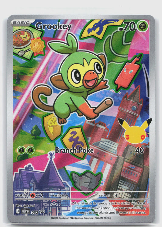Grookey Holo Promo ME: Mega Evolution Promo 052 NM