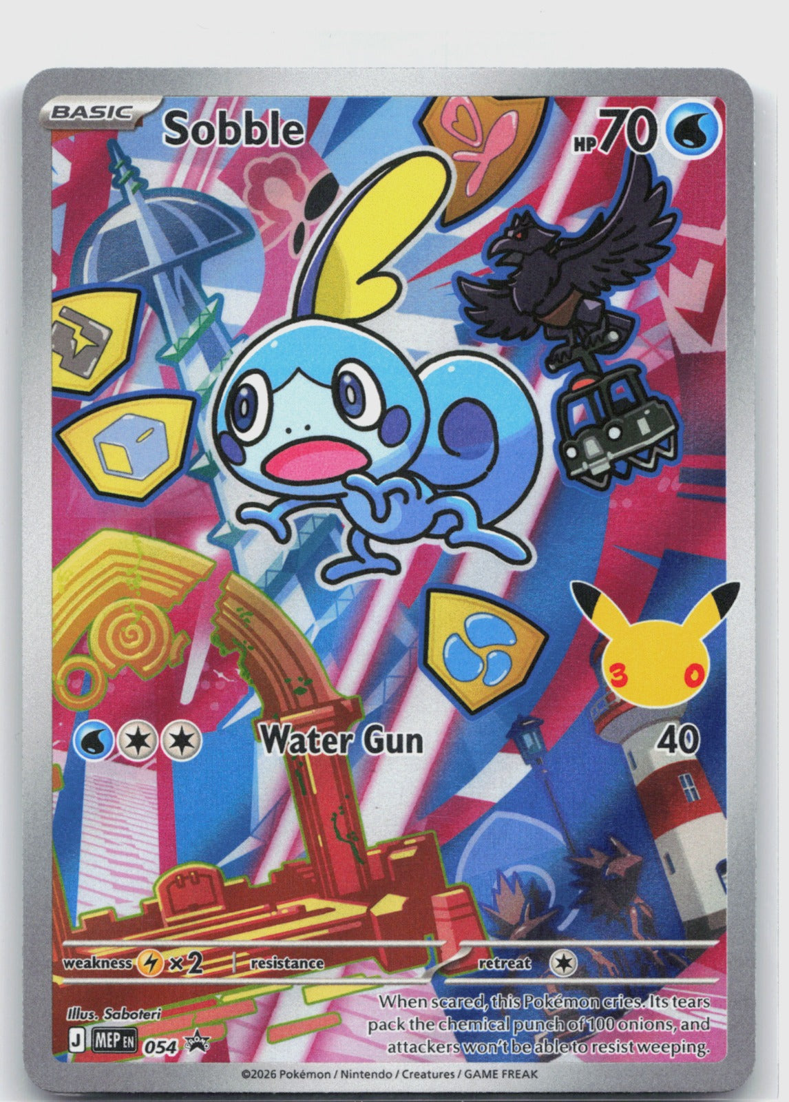 Sobble Holo Promo ME: Mega Evolution Promo 054 NM