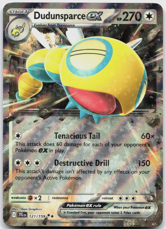 Dudunsparce ex Holo Double Rare SV09: Journey Together 121/159 NM