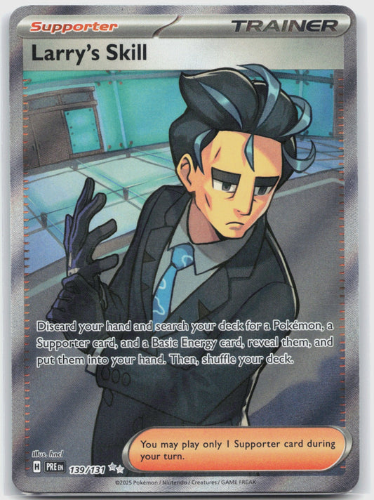 Larry's Skill Holo Ultra Rare SV: Prismatic Evolutions 139/131 NM