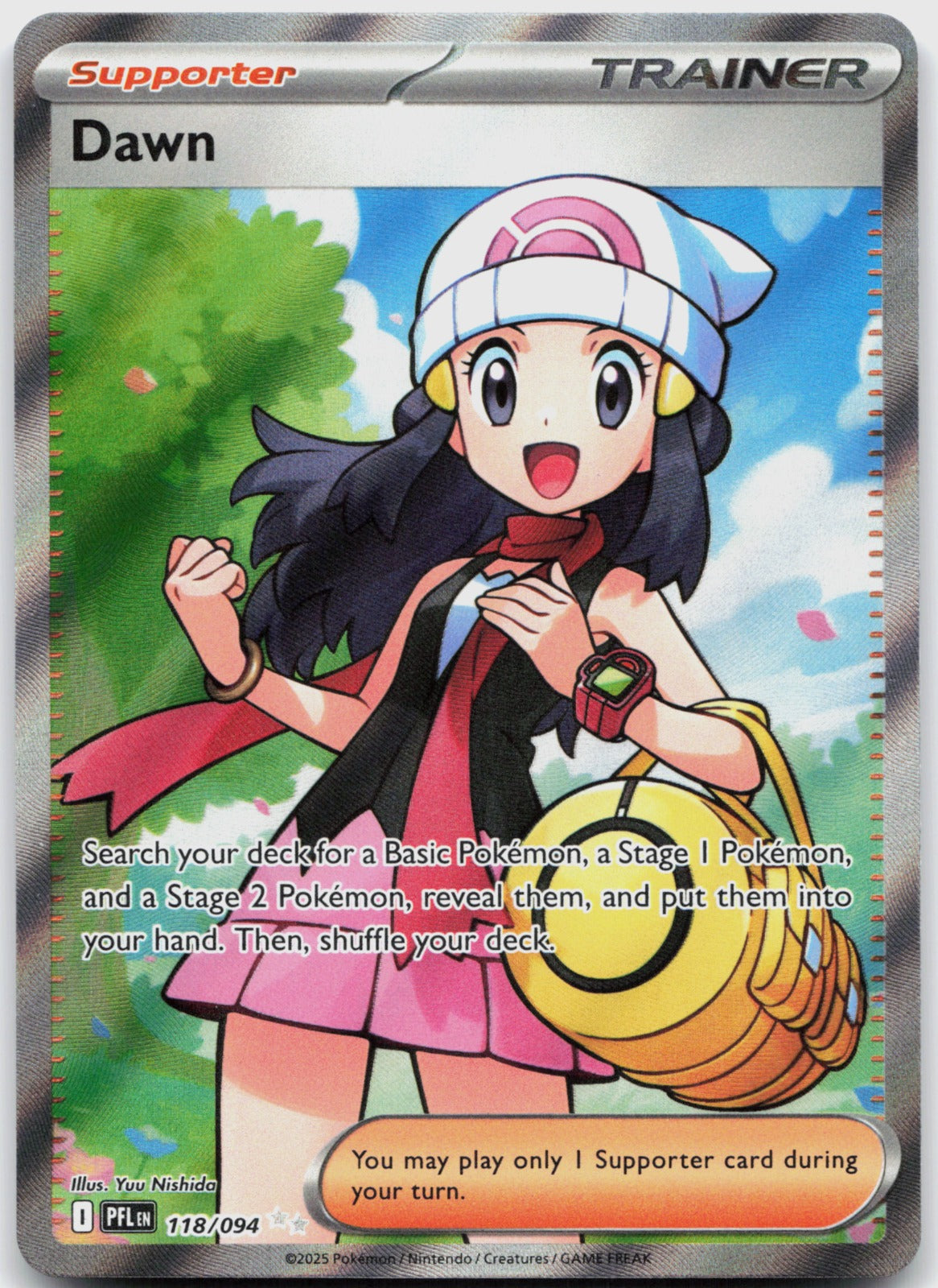 Dawn Holo Ultra Rare ME02: Phantasmal Flames 118/094 NM