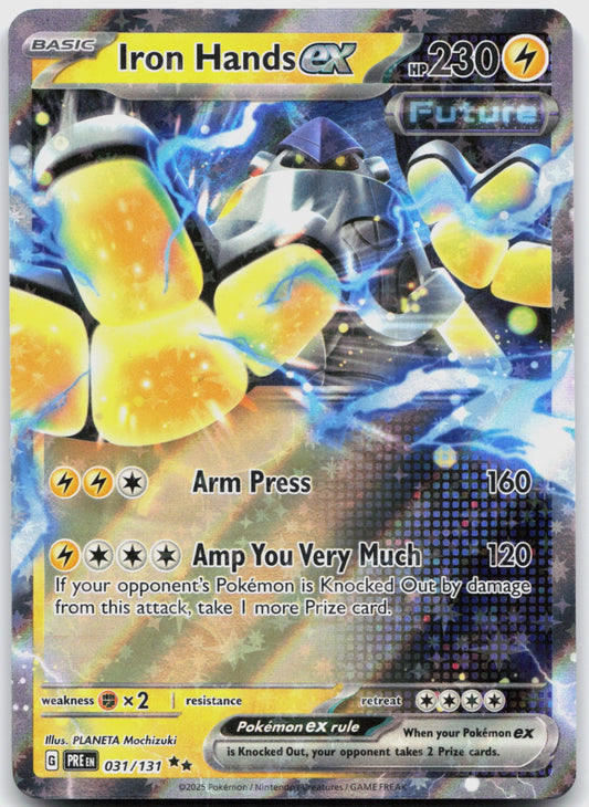 Iron Hands ex Holo Double Rare SV: Prismatic Evolutions 031/131 NM