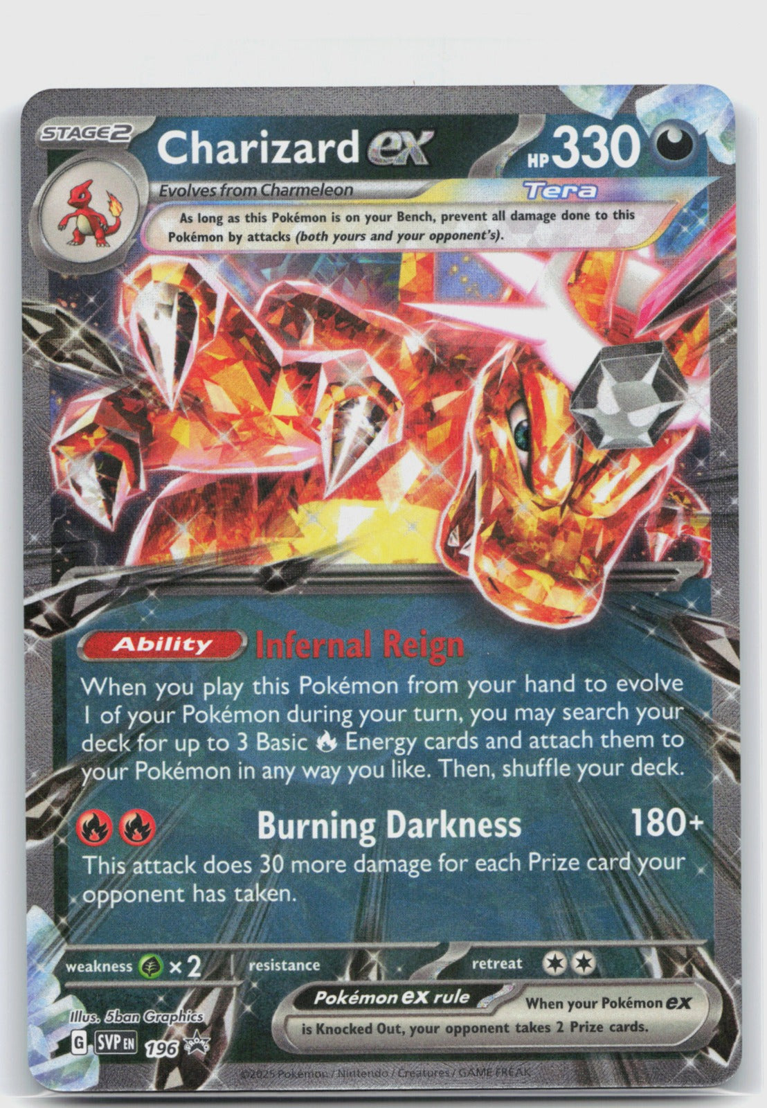 Charizard ex Holo Promo SV: Scarlet & Violet Promo Cards 196 NM