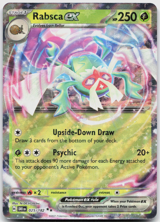 Rabsca ex Holo Double Rare SV10: Destined Rivals 025/182 NM