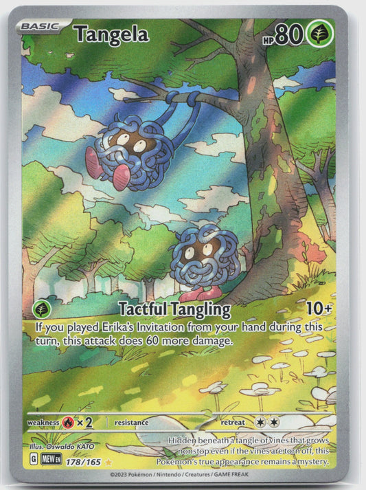 Tangela Holo Illustration Rare SV: Scarlet & Violet 151 178/165 NM