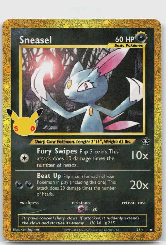 Sneasel Holo Classic Collection ME: 30th Celebration Classic Collection 25/111 NM