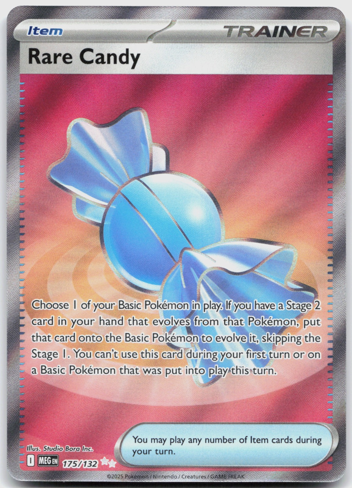 Rare Candy Holo Ultra Rare ME01: Mega Evolution 175/132 NM