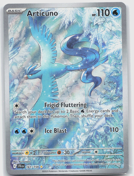 Articuno Holo Illustration Rare SV09: Journey Together 161/159 NM