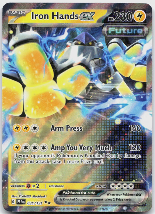 Iron Hands ex Holo Double Rare SV: Prismatic Evolutions 031/131 NM