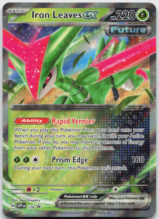 Iron Leaves ex Holo Promo SV: Scarlet & Violet Promo Cards 128 NM