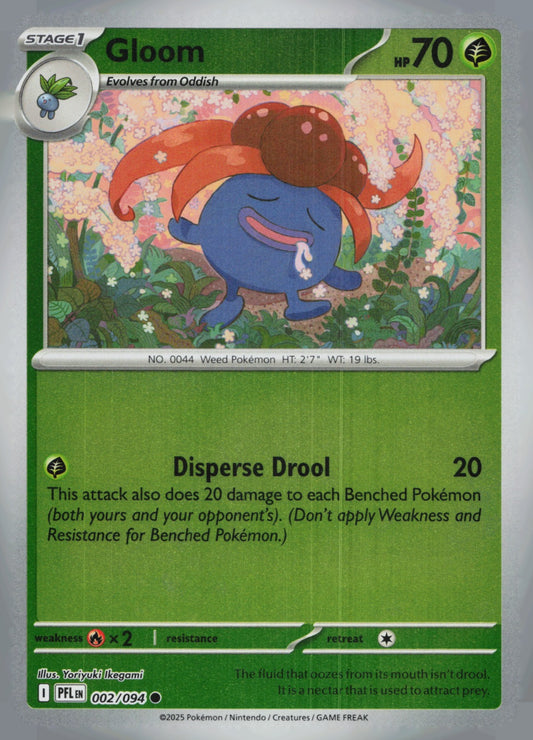 Gloom Reverse Holo Common ME02: Phantasmal Flames 002/094 NM