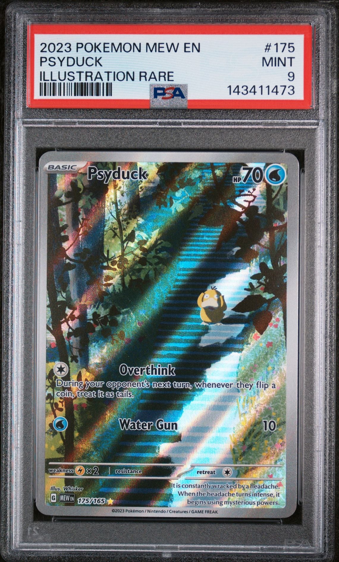 PSA 9 Psyduck Illustration Rare SV: Scarlet & Violet 151 175/165